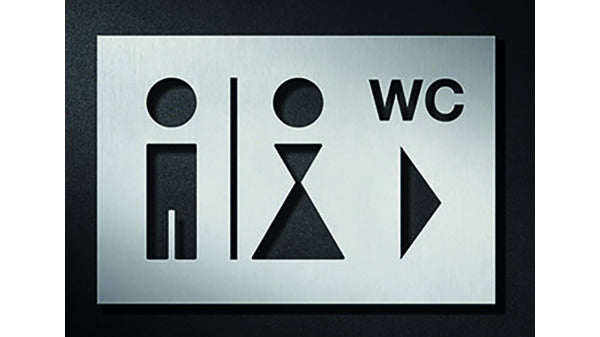 WC Piktogrammschild PHOS PS0205