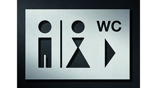 WC Piktogrammschild PHOS PS0205