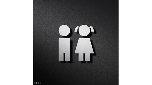 Piktogramm Junge & Mädchen