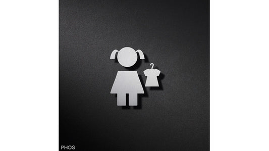 Piktogramm Garderobe Mädchen