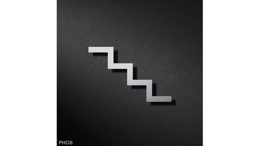 Piktogramm Treppe von oben links