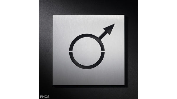 Piktogrammschild Herren Symbol