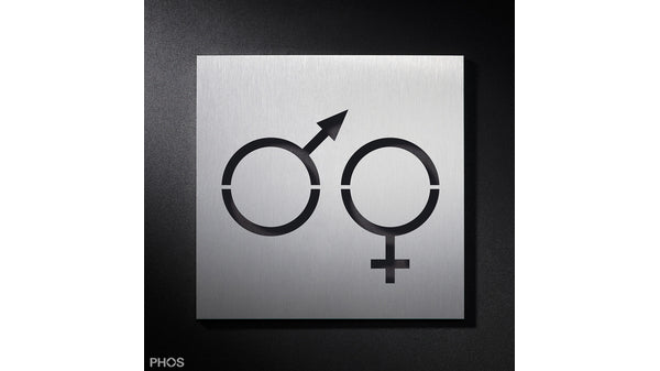 Piktogrammschild Gender-Symbole