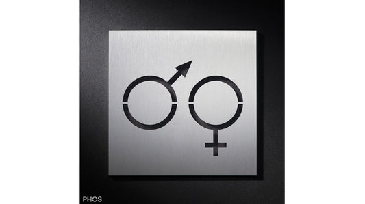Piktogrammschild Gender-Symbole