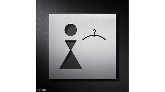 Piktogrammschild Umkleide Damen