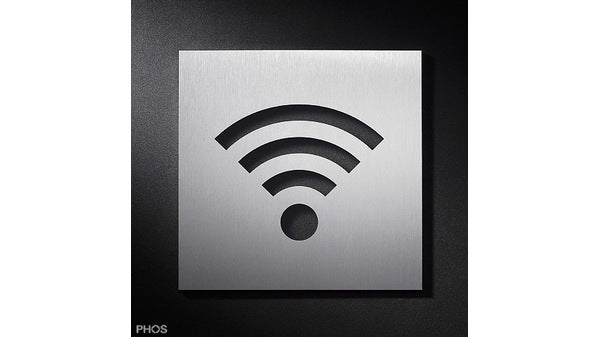 Piktogrammschild WLAN / Wi-Fi Symbol