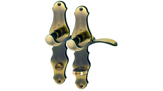 Türdrücker-Grt.WC HOPPE Münche Mess.brün