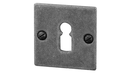 Schlüsselrosette BB Stahl thermopatinier