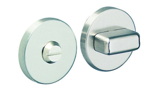 Schlüsselrosette WC GLUTZ 5380 Edelst.