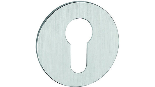 Schlüsselrosette PZ 53/2mm Edelstahl mat