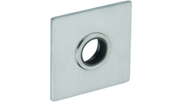 Drückerrosette GLUTZ 6140 S Edelstahl ma
