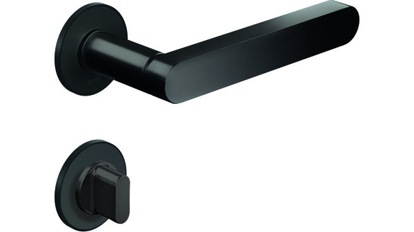 Drückergarnitur 270XPIV WC, schw.