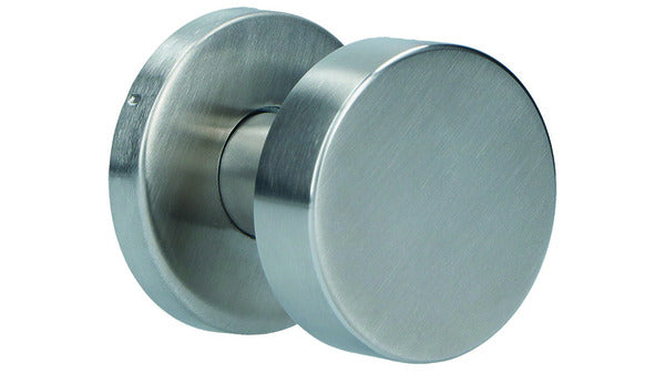Türknopf ø 50 mm Edelstahl matt