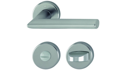 Türdrückergrt. HOPPE Stockholm WC/Alu F9