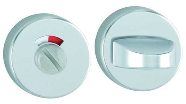 Schlüsselrosette WC HOPPE Alu silberf.el