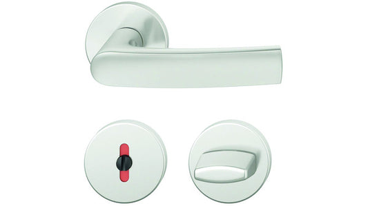 Türdrückergarnitur FSB 1015, WC Alu