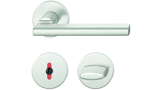 Türdrückergarnitur FSB 1035, WC Alu