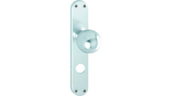 Knopfschild PZ HOPPE Tokyo fes Alu stahl