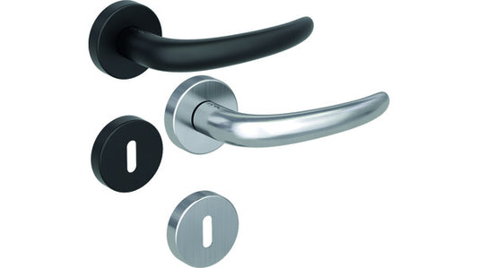 Türdrücker-Grt.RZ MaxBill CRNI/schwarz