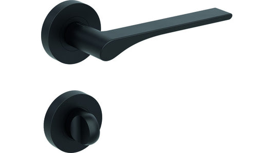 Türdrücker-Grt.WC LeafLight graphitschw.