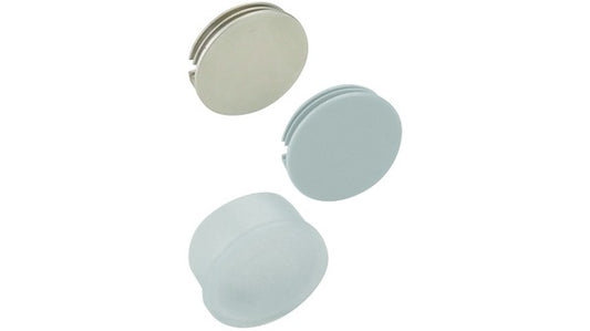 Abdeckkappen f.RZ-Lochung Kunstst.edelst