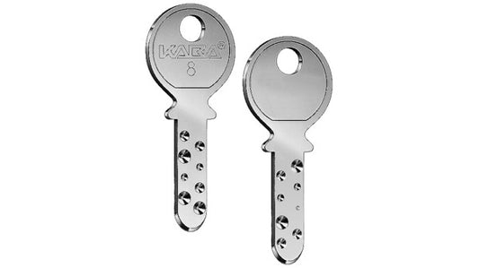 Nachschlüssel Kaba 8 mit 8 Bohrungen