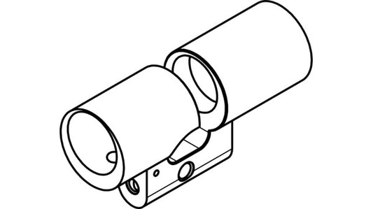 Gehäuse Doppelzyl. RZ 2215A-1/27.5/47.5