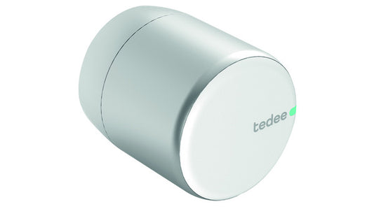 Smart Home-Türschloss silber/weiss