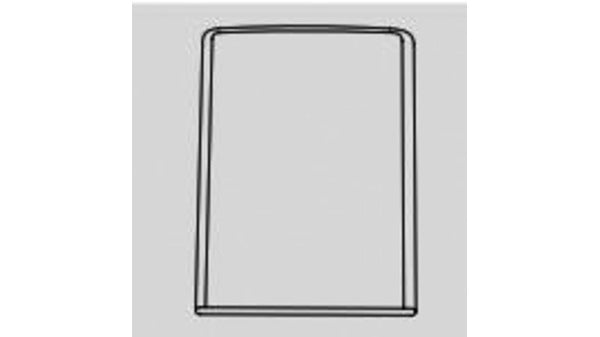 GEZE Endkappe 40mm silberfarbig