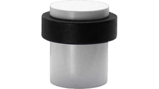 Bodentürpuffer, Edelstahl weiss matt ø30