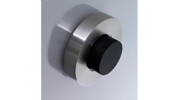 Wandpuffer Edelstahl ø 50/20mm Gummi sch