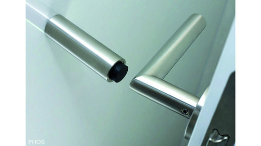 Türpuffer Edelstahl ø 25/80mm Gummi schw