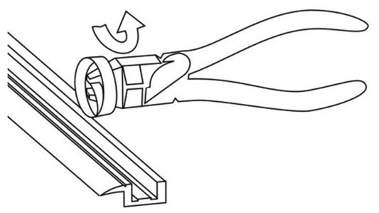 Magnet-Türschwellen ALUMAT Typ MTK 6, Lä