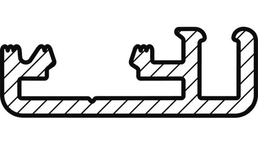 HEBGO-Profil 136 farblos-elox., 5250mm