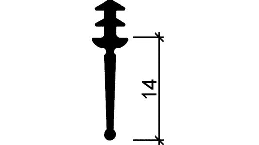 Lippen-Dichtungsprofile HEBGO 656, schwa