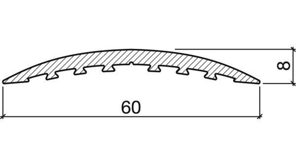 Hohlflachschienen HEBGO 154 Länge 5250mm
