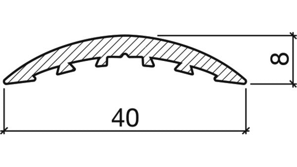 Hohlflachschienen HEBGO 150 Länge 5250mm