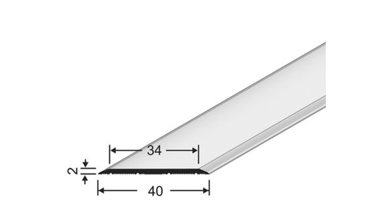 Flachprofile ungelocht 40x2mm, L 2.7m