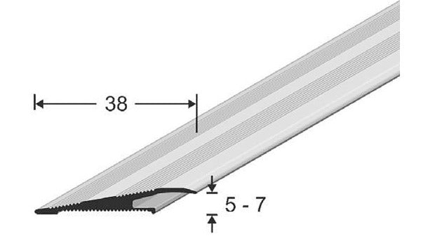 Ausgleichsprofile ungelocht 38x5.0x7 2.7