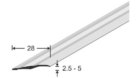 Ausgleichsprofile ungelocht 28x2.5x5 2.7