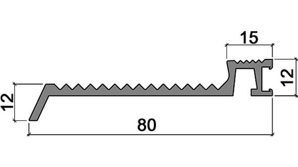 Schwellenprofile HEBGO 167 Länge 5250mm