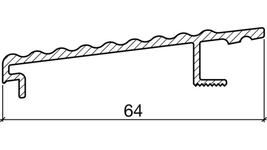 Schwellenprofile HEBGO 164 Steckprofil,