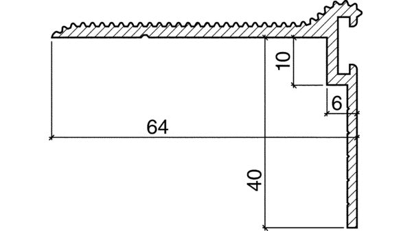 Schwellenprofile HEBGO 175 Länge 5250mm