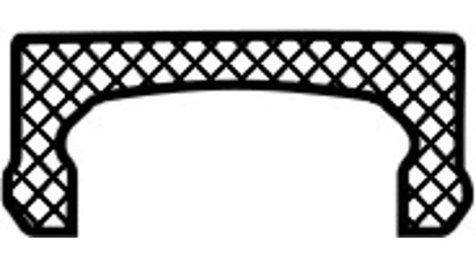 Deckleiste HEBGO TPE grau, 2500mm