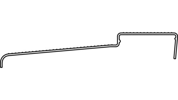 Bauphasenschutzprofile 100 mm PVC, schwa