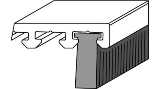 Bürstendichtung 10mm PB 48, grau, 60m