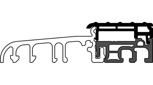 Bodenschwellen Eifel 75 TB 1180mm, grau
