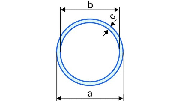 Rundprofile, ø16/1,5 mm Aluminium blank