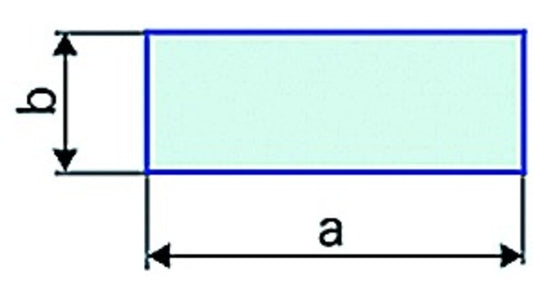 Flachprofile, 50/2 mm Aluminium blank