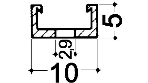 Halteprofile HEBGO 127 Länge 5250mm